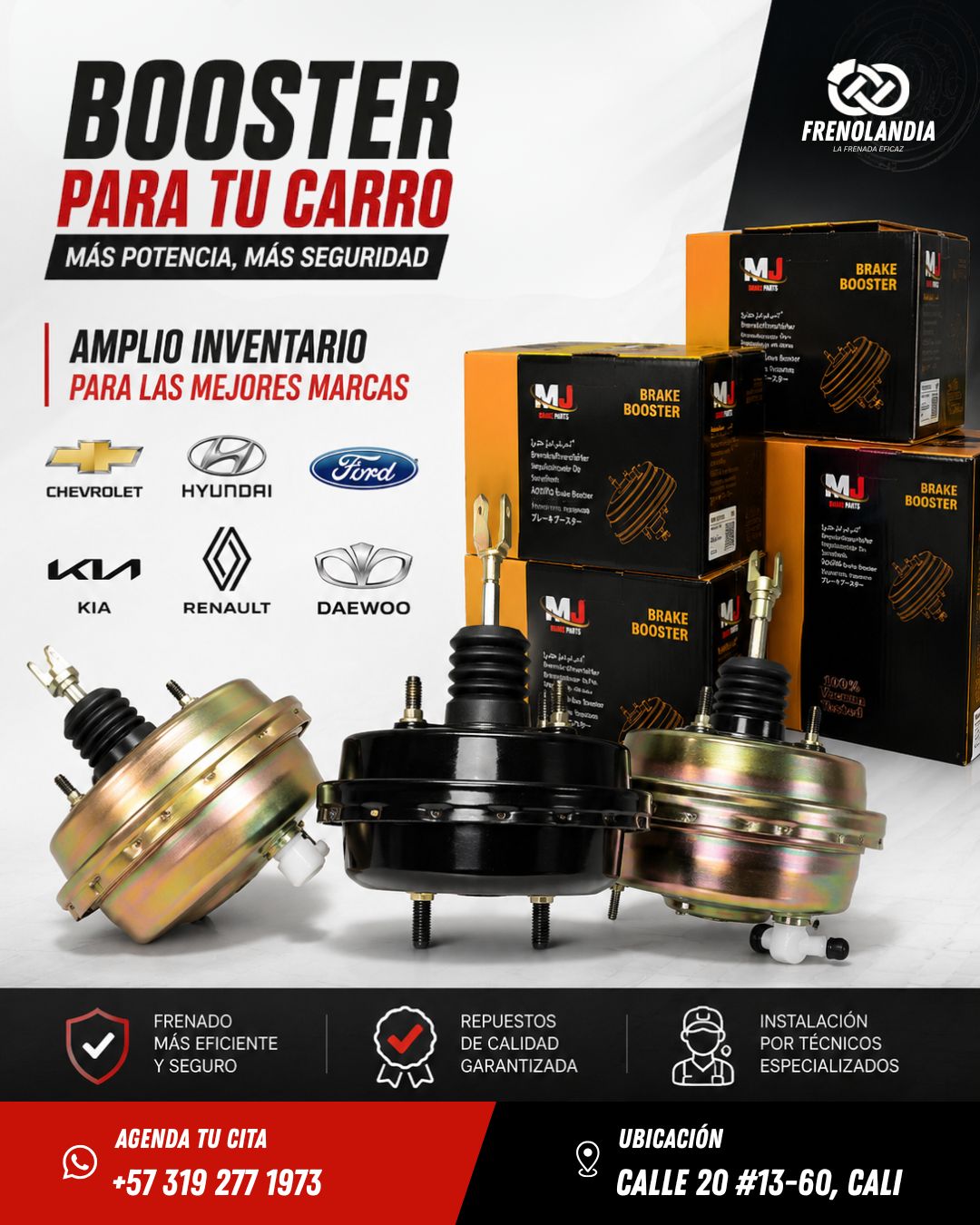 Booster de freno para carro