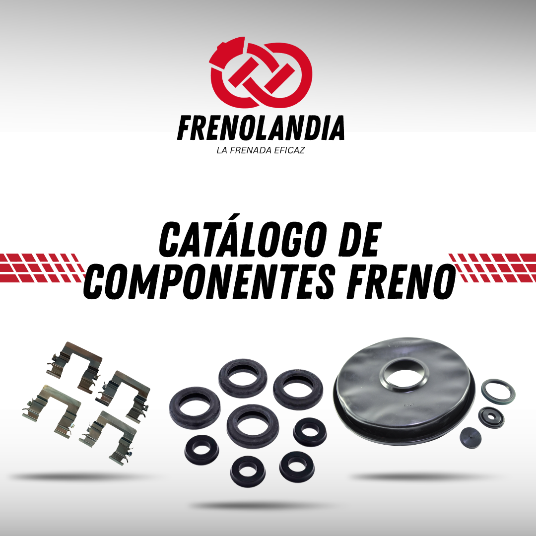 Componentes de freno — catálogo Frenolandia