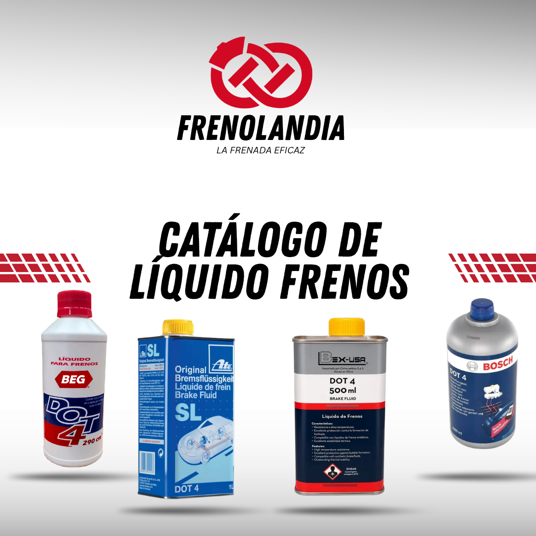 Líquidos de frenos — catálogo Frenolandia